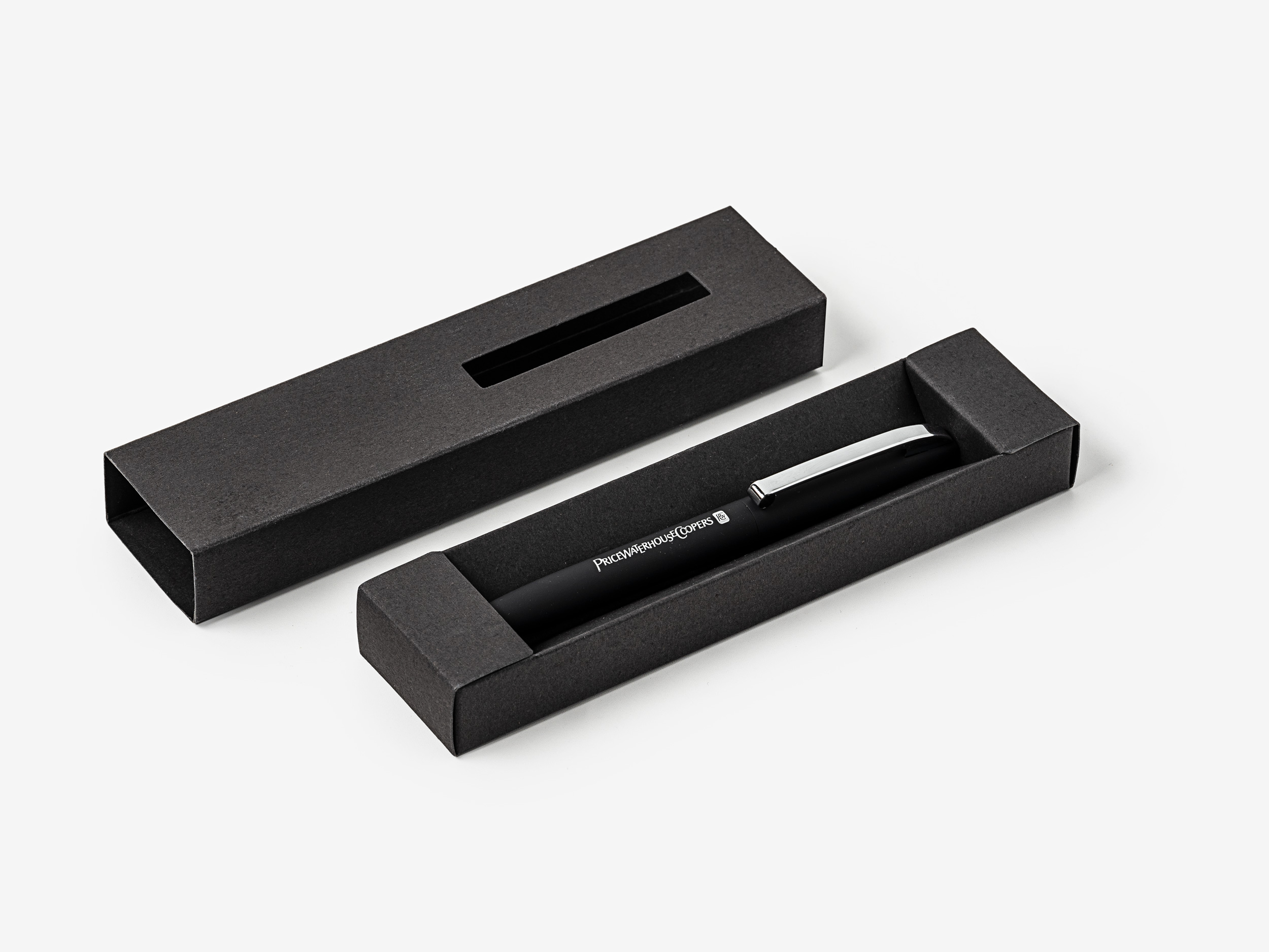 Black presentation tray box for pen