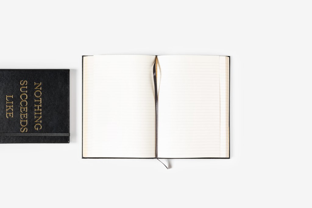 Downton Abbey black gold foiled custom notebook by boaokblock business