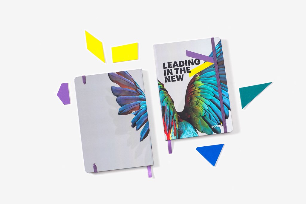 Leading the new digitally printed notebook with lamination