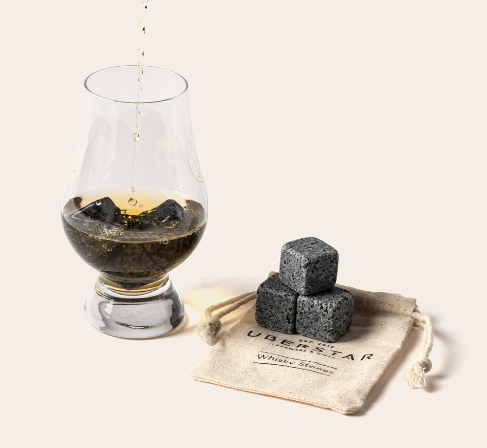 Cubed Whisky Stones
