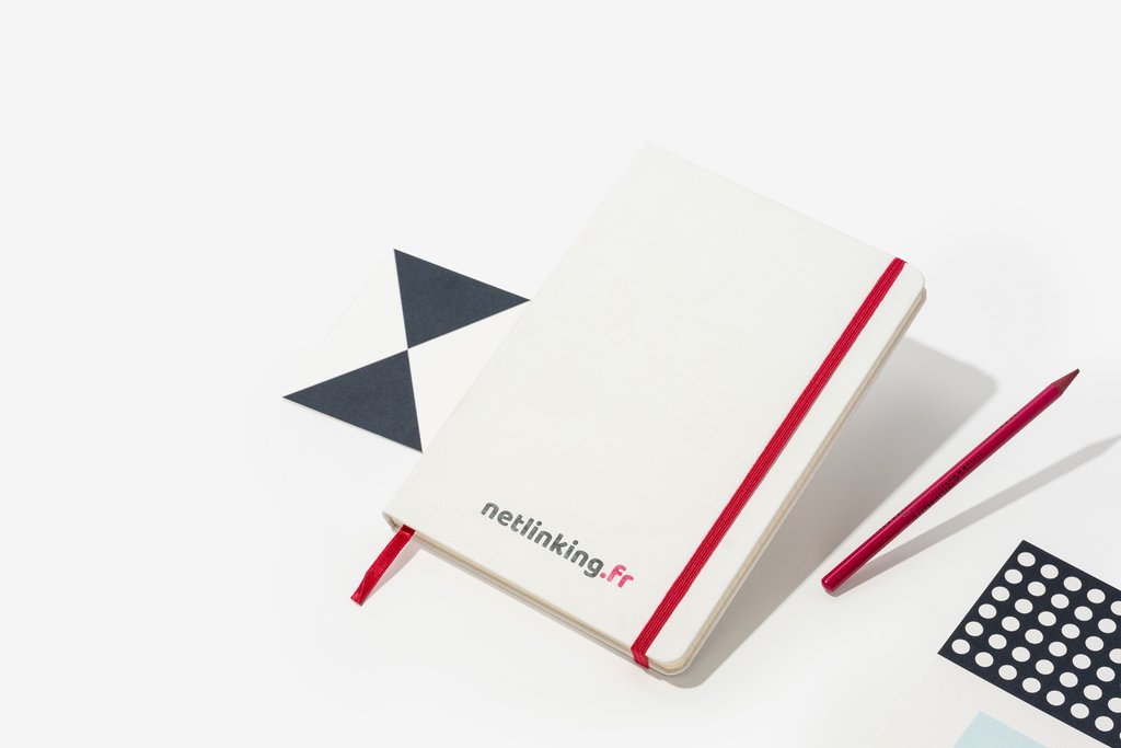Netlinking Fr corporate event giveaway notebooks