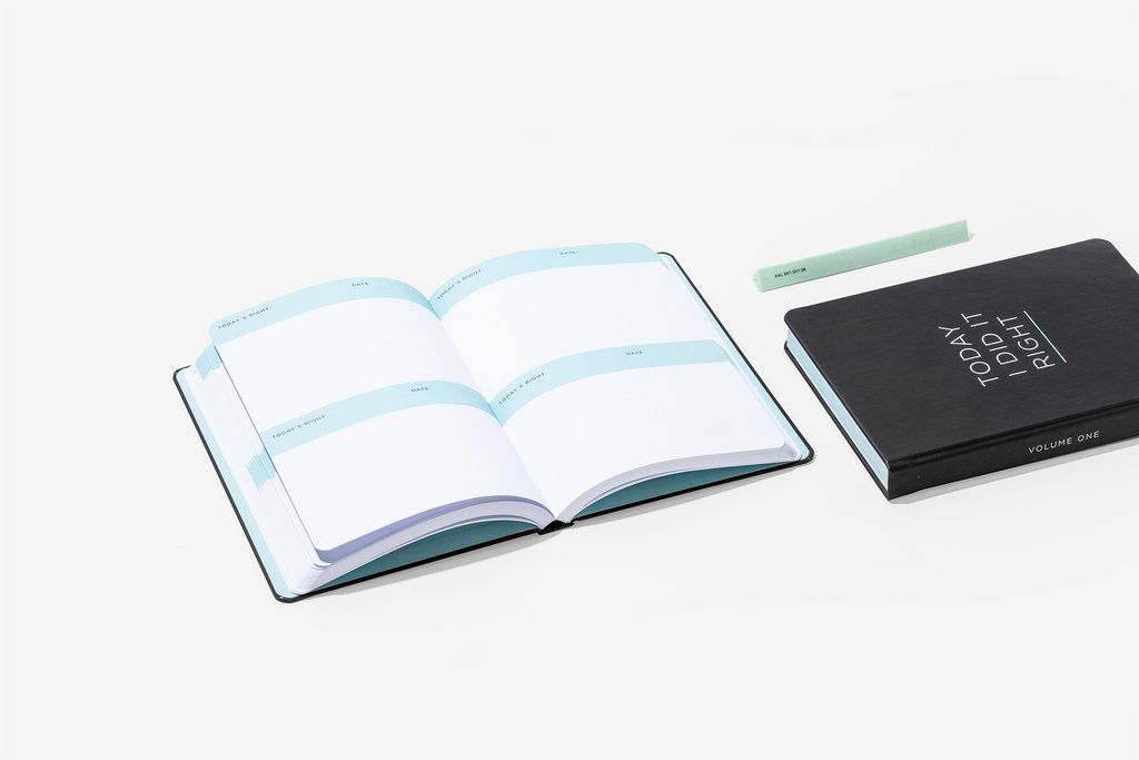 today i did it right journals manufactured by bookblock