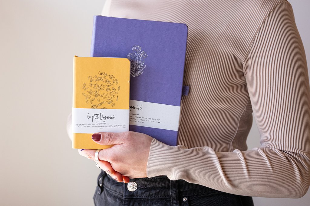 Margaux le petit organise branded and custom manufactured notebooks in A5 and A6 sizes