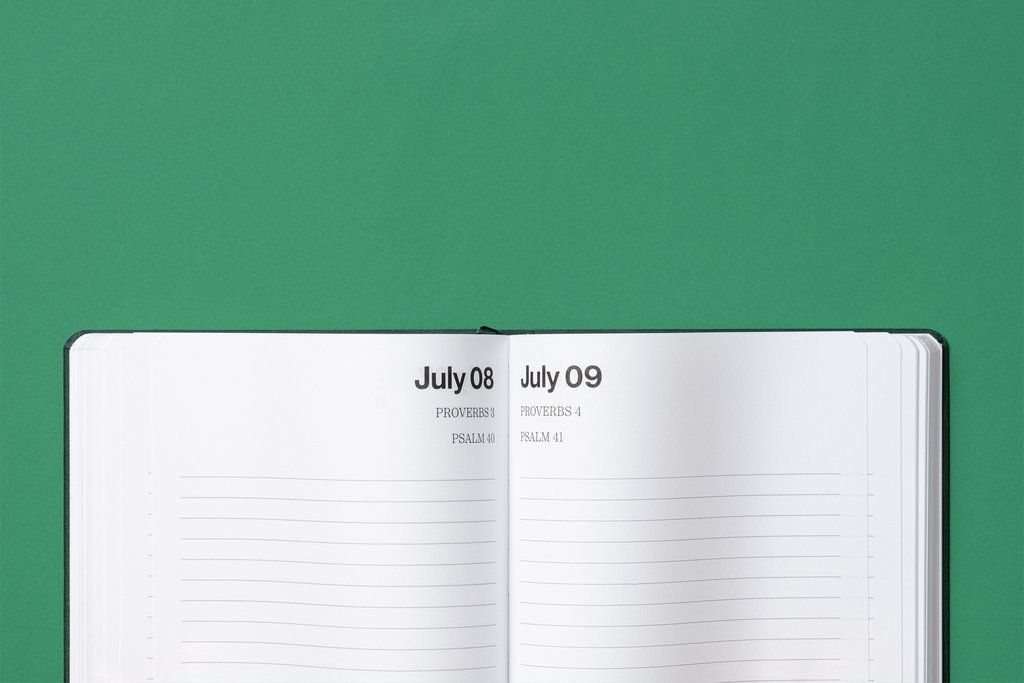 the heights chuch custom printed journal with custom printed inside pages