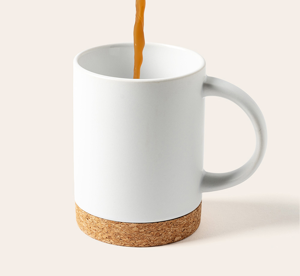 Ceramic Mug with Cork Base