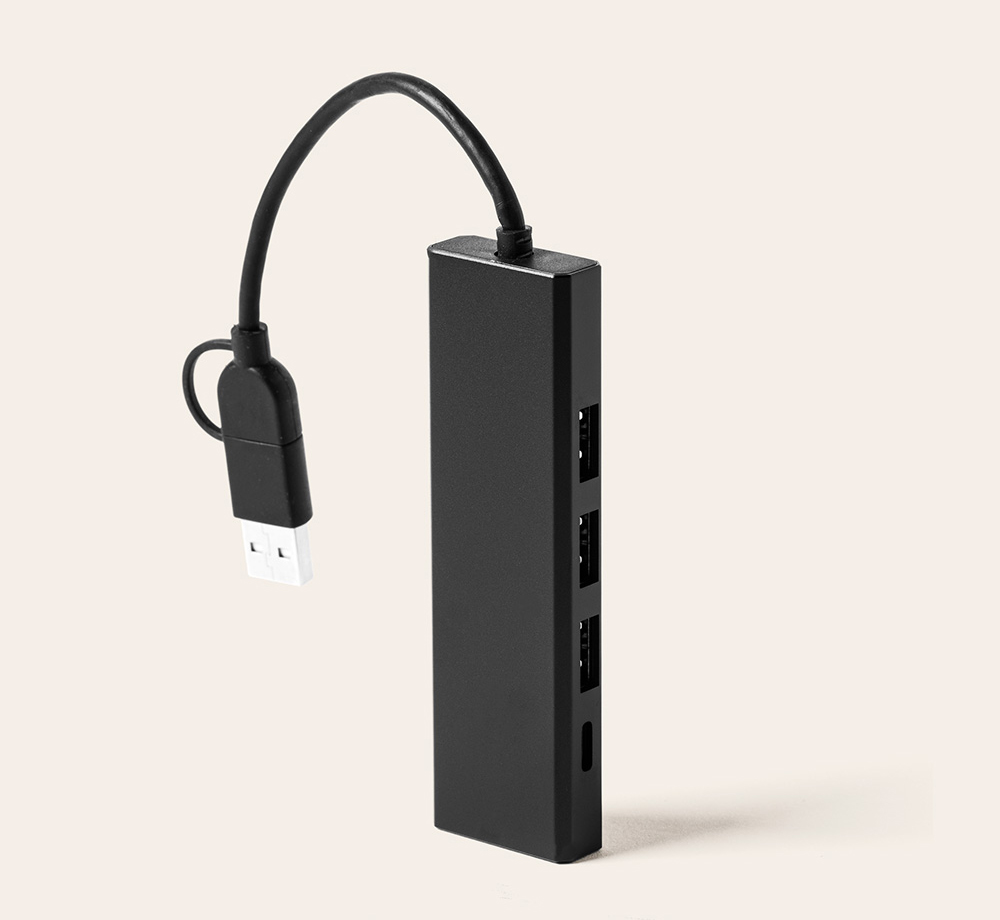 Recycled Aluminium USB 2.0 Hub