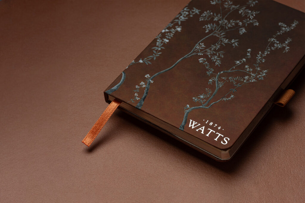 watts 1874 wallpaper company PR gift notebooks