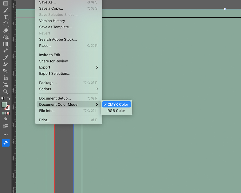 colour profile checkin in illustrator CMYK