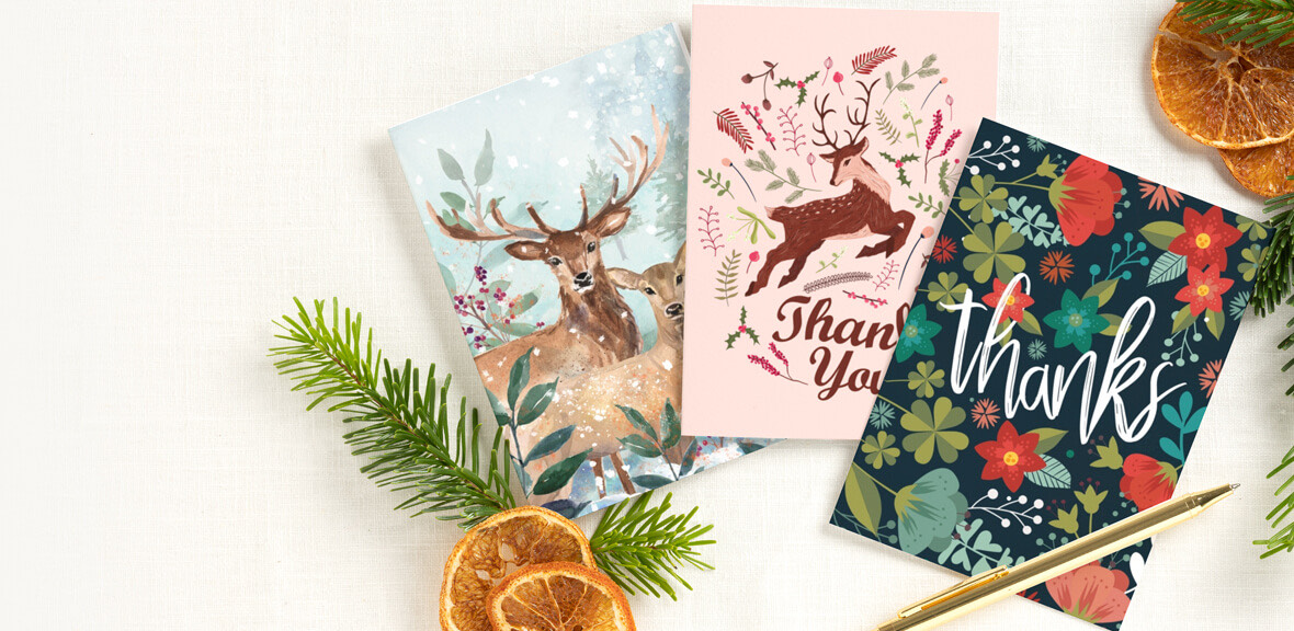 Christmas Thanks Cards | Bookblock