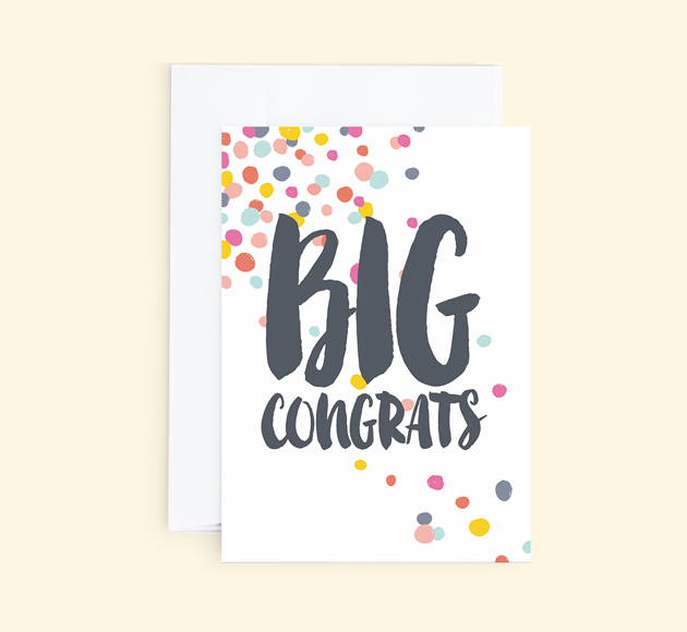 Big Congrats | Bookblock | Cards, Stationery and Gift Boxes