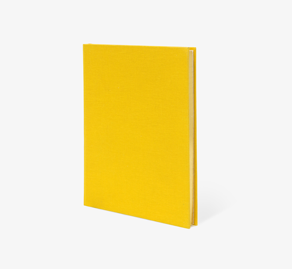 Yellow Weskin Cloth Bound Notebook by BookblockStationery| Bookblock