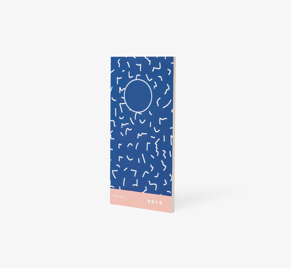 2019 Carmel Slim Line Diary Blue by BookblockStationery| Bookblock