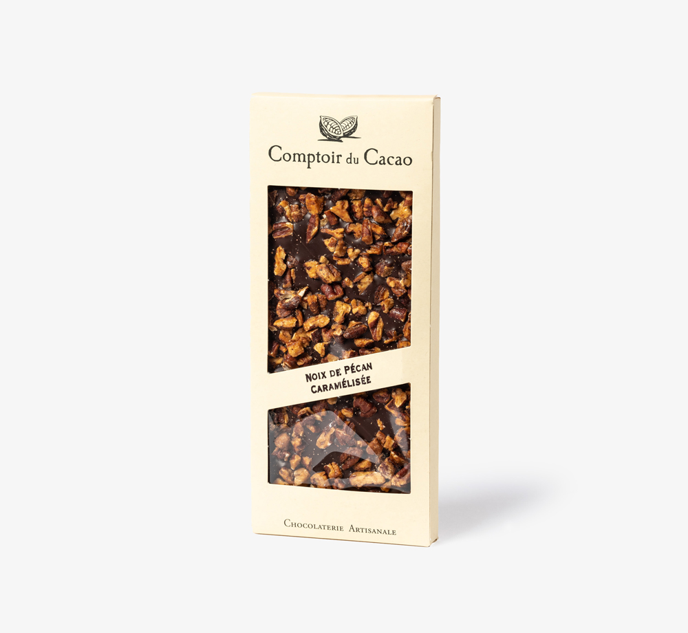 Dark Chocolate with Pecan by Comptoir du CacaoEat & Drink| Bookblock