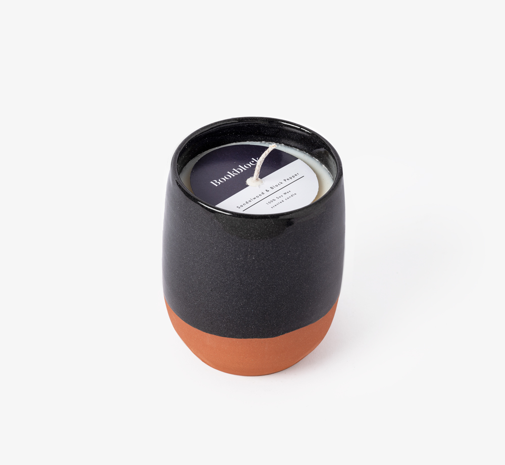 Sandalwood and Black Pepper Candle by BookblockHome| Bookblock Sandalwood and Black Pepper Candle by BookblockHome| Bookblock