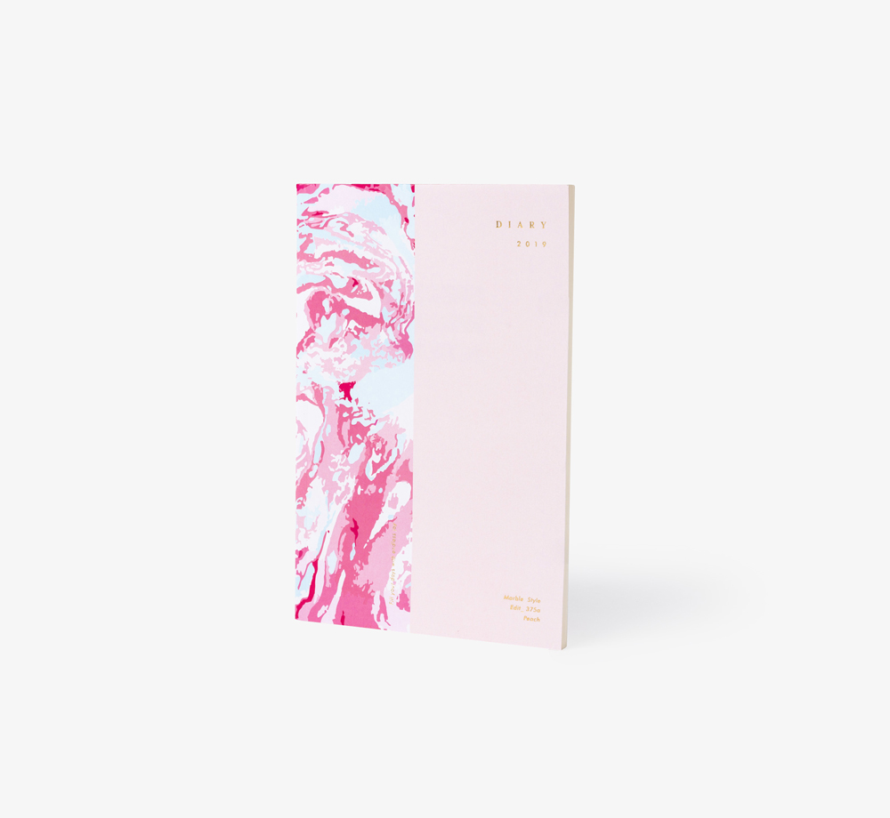 Pimlico 2019 Diary Pink by BookblockStationery| Bookblock