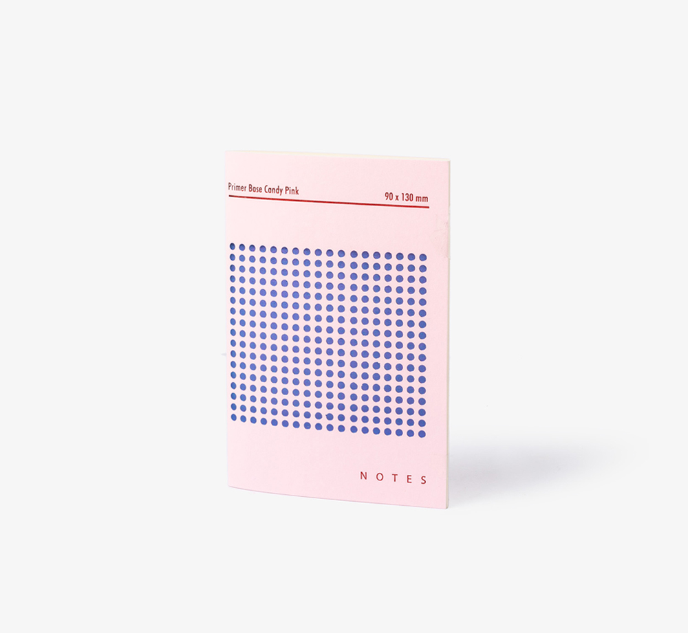Graphic Pocket Pink with Blue Dots by BookblockStationery| Bookblock