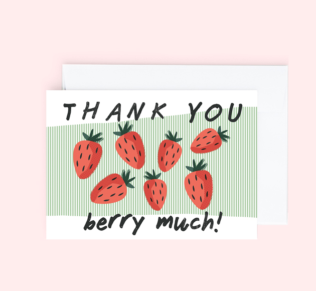 Thank You Berries | Bookblock | Cards, Stationery and Gift Boxes