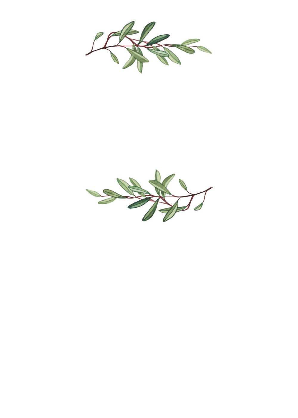 Olive Green Foliage