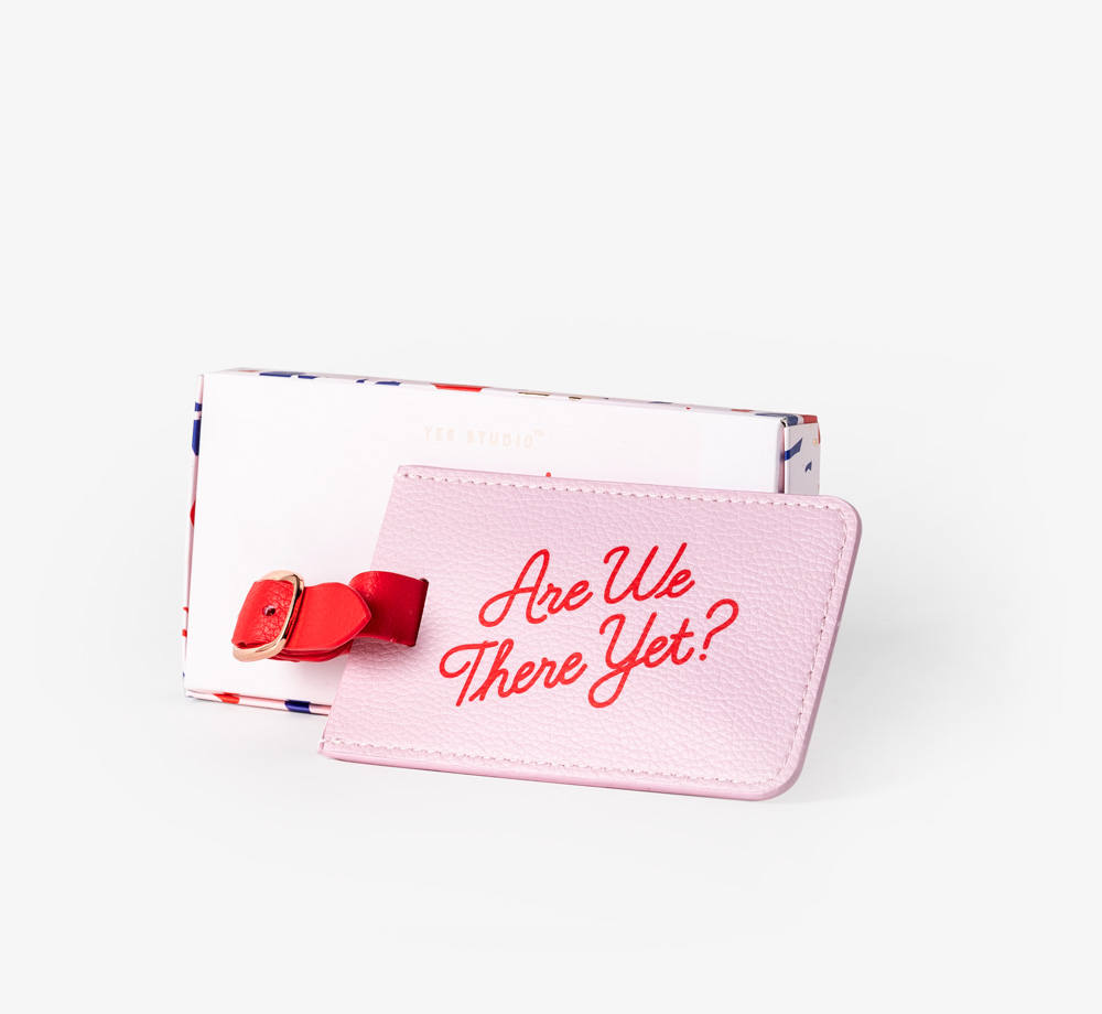 ‘Are We There Yet?’ Luggage Tag by Yes StudioLifestyle & Games| Bookblock