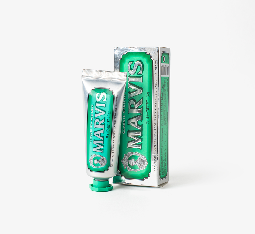 Classic Strong Mint Travel Toothpaste 25ml by MarvisCorporate Gifts| Bookblock