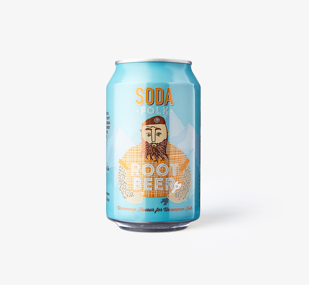 Root Beer 330ml Can by Soda FolkEat & Drink| Bookblock