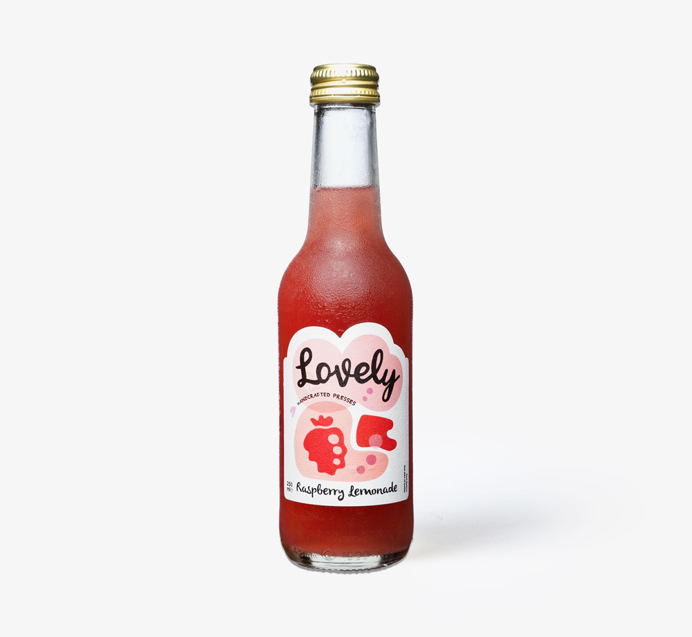 Raspberry Lemonade 250ml by Lovely DrinksEat & Drink| Bookblock