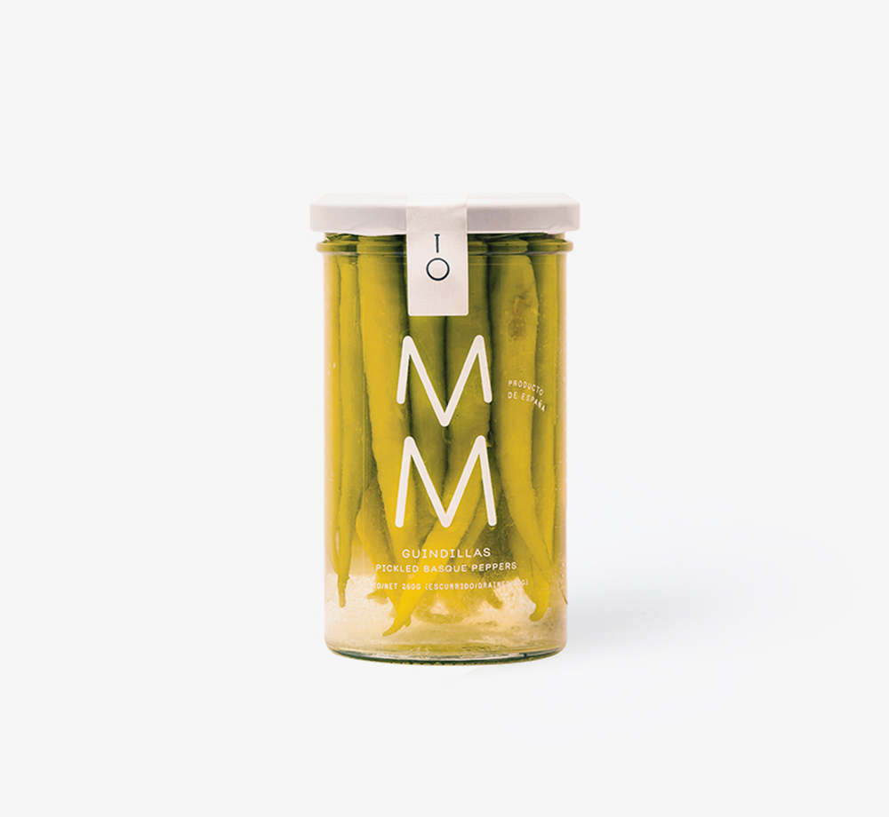 Pickled Basque Peppers Jar 260g by MM Made with MimoEat & Drink| Bookblock
