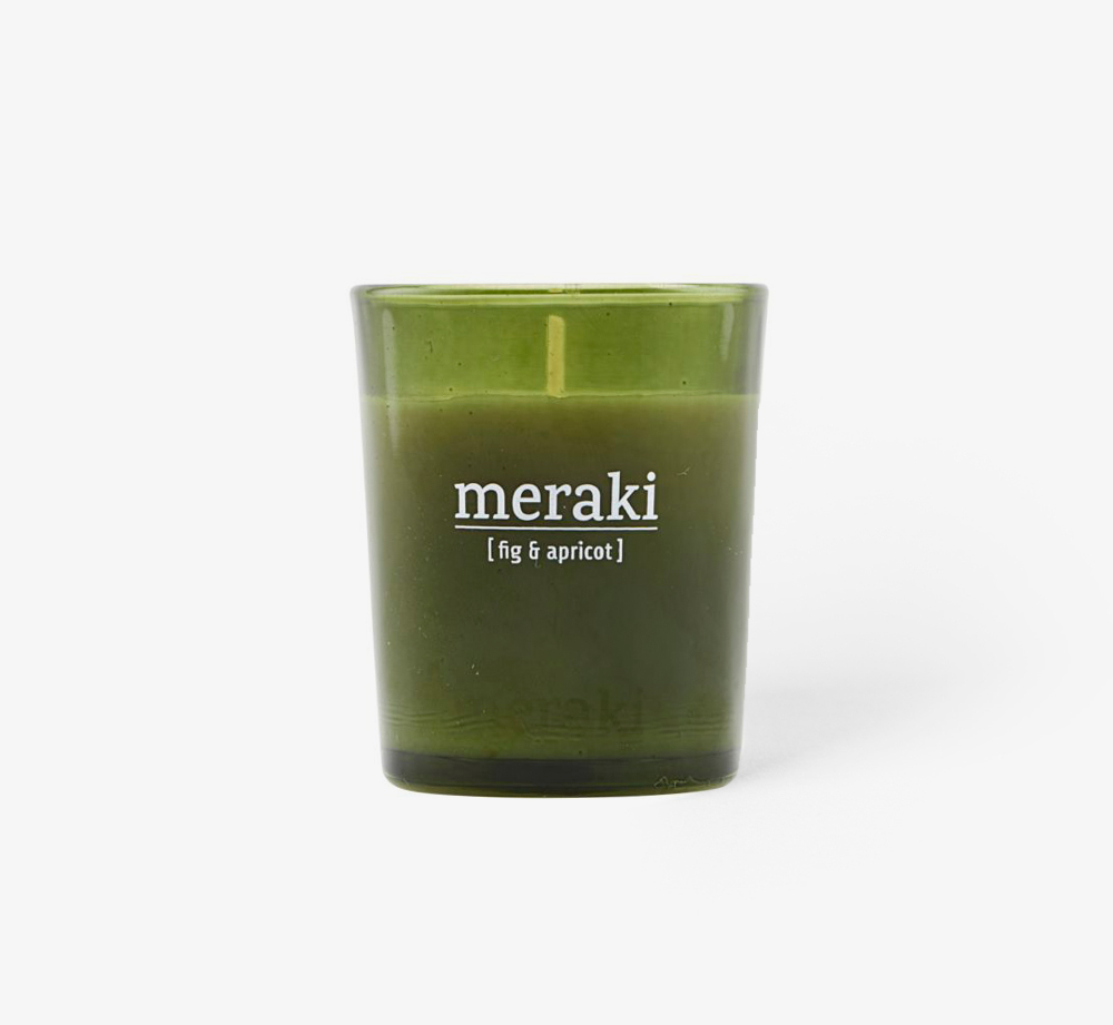 Fig and Apricot Scented Candle by MerakiHome| Bookblock