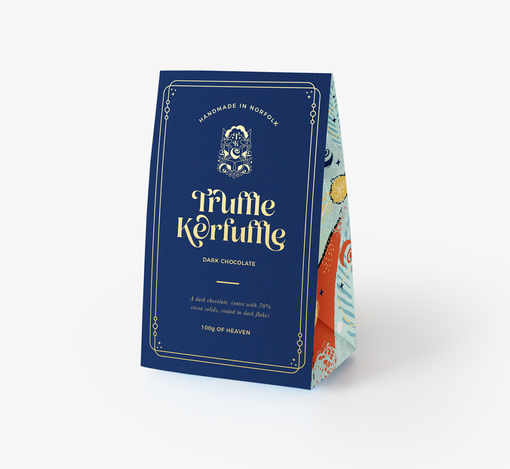 Extra Dark Traditional Truffles by Truffle KerfuffleCorporate Gifts| Bookblock