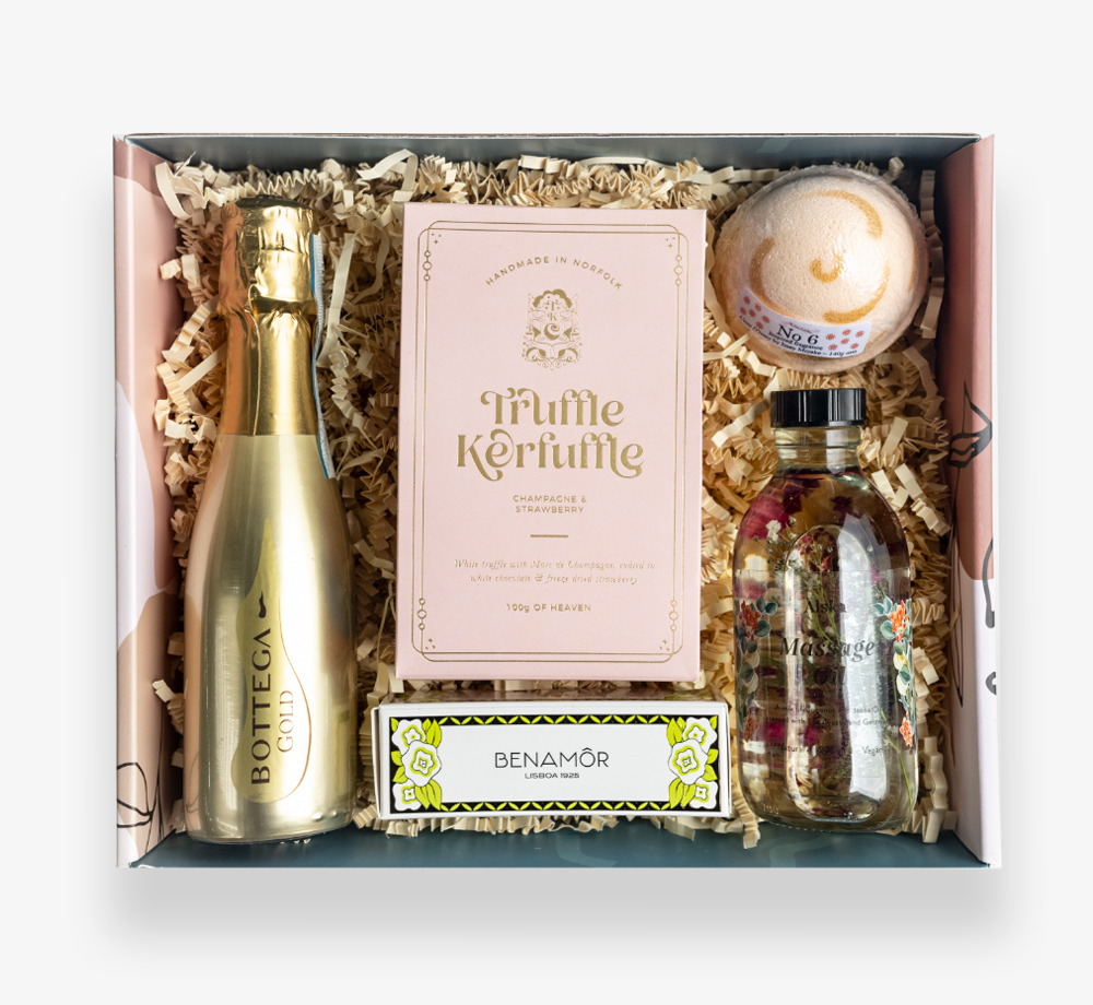 Champagne & Truffle Gift Box by BookblockGift Box| Bookblock Champagne & Truffle Gift Box by BookblockGift Box| Bookblock