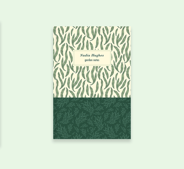 Green Leaves Cover Notebook by Bookblock