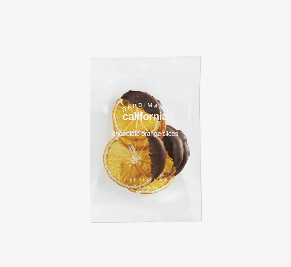 Orange Crisps with Dark Chocolate by DardimansCorporate Gifts| Bookblock