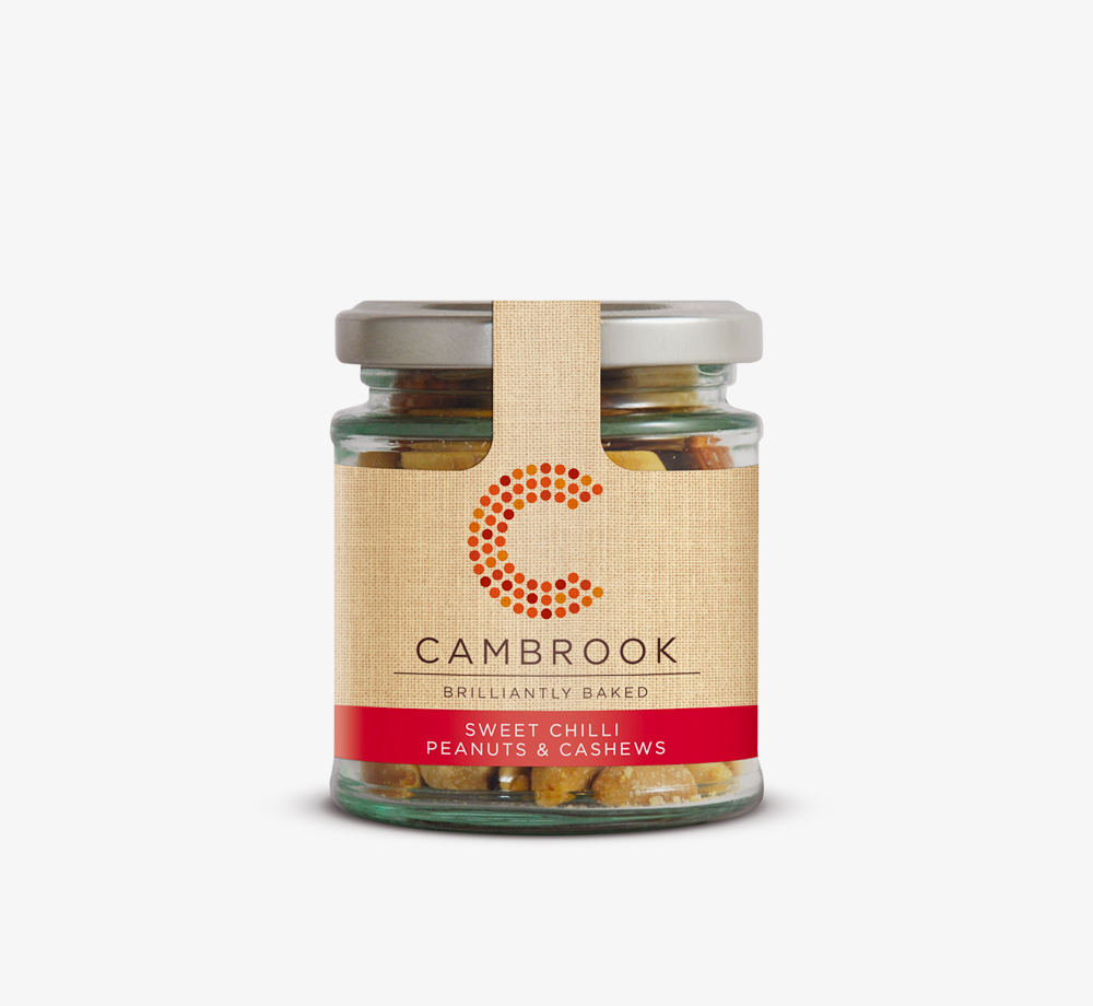 Baked Sweet Chilli Peanuts & Cashews by CambrookCorporate Gifts| Bookblock