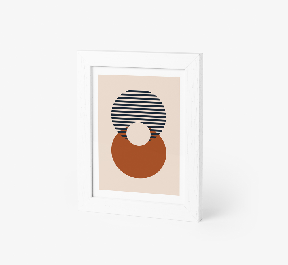 Tanita Circles Framed Print by BookblockHome| Bookblock