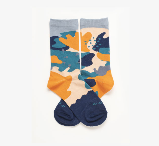 Teal Seaweed Socks by BookblockCorporate Gifts| Bookblock