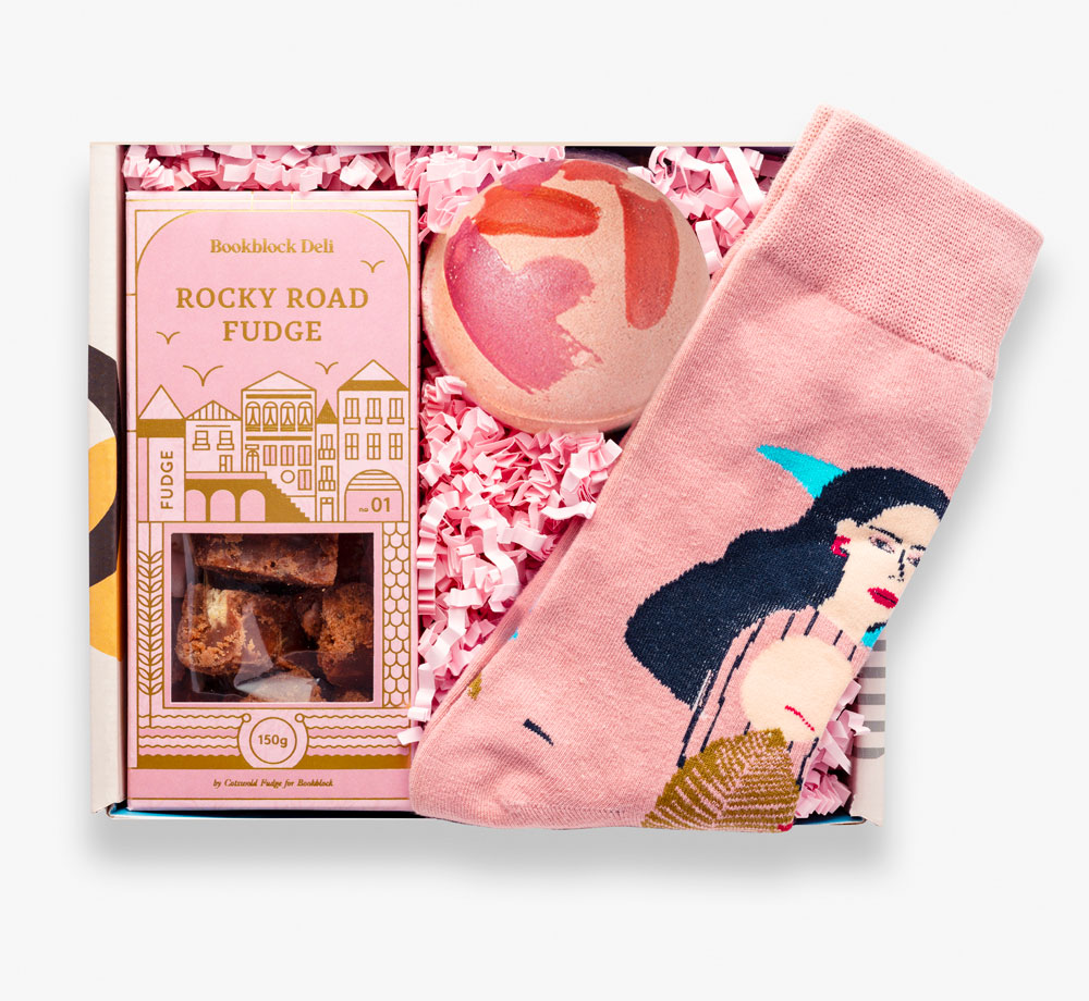Pink Socks Gift Box by BookblockGift Box| Bookblock