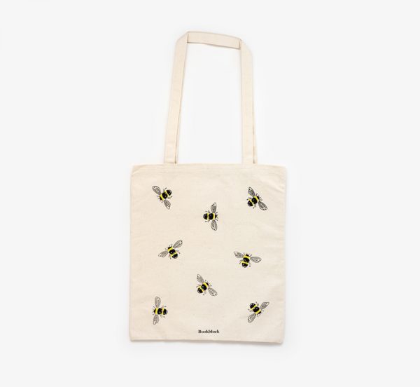 Bee Print Tote Bag Bookblock Cards, Stationery and Gift Boxes
