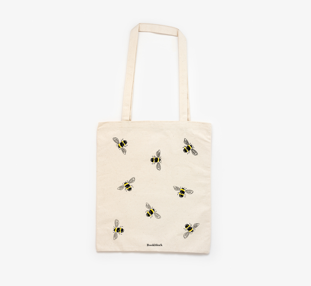 Bee Print Tote Bag by BookblockCorporate Gifts| Bookblock