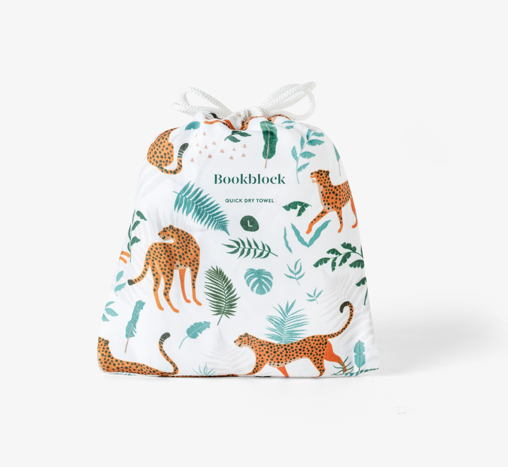 Leopard Print Quick Dry Training Towel by BookblockCorporate Gifts| Bookblock