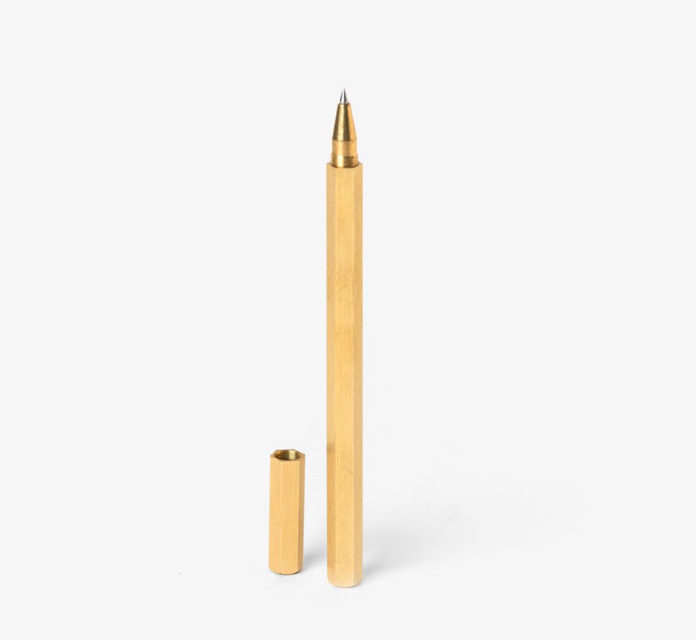 Premium Weighted Brass Pen by BookblockCorporate Gifts| Bookblock