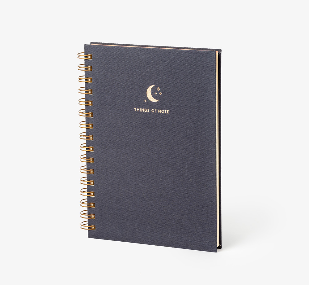 Earthy A5 Notebook – Moon by BookblockStationery| Bookblock