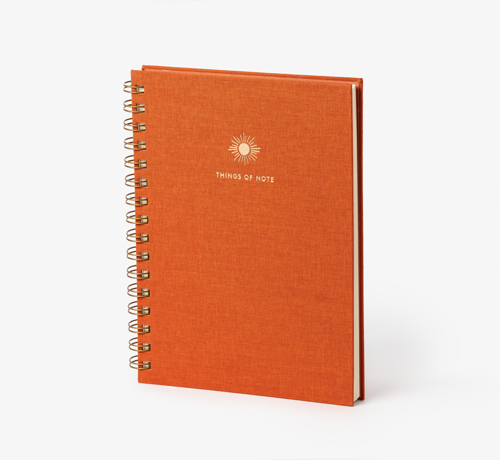 Earthy A5 Notebook – Sun by BookblockStationery| Bookblock