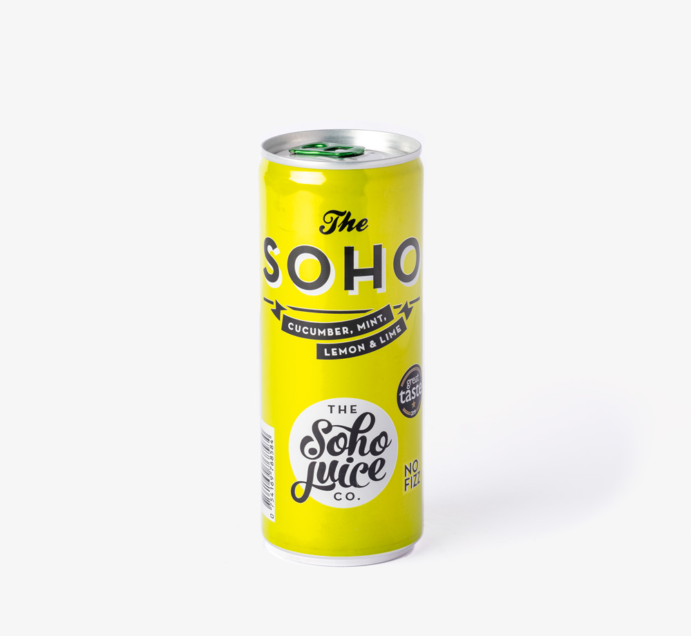 Cucumber, Mint, Lemon & Lime Drink by The Soho Juice Co.Corporate Gifts| Bookblock