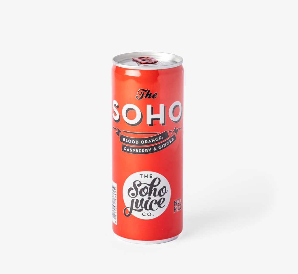 Blood Orange, Raspberry & Ginger Drink by The Soho Juice Co.Corporate Gifts| Bookblock