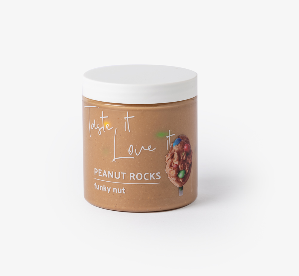 Peanut Rocks Peanut Butter 265g by Funky Nut CoCorporate Gifts| Bookblock