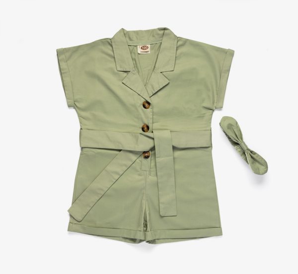 Sage Green Romper Set 23 Yrs Bookblock Cards, Stationery and Gift