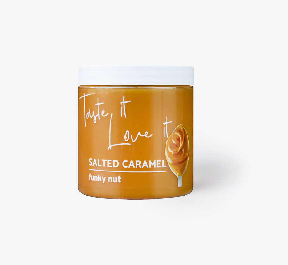 Salted Caramel Spread 310g by Funky Nut CoCorporate Gifts| Bookblock