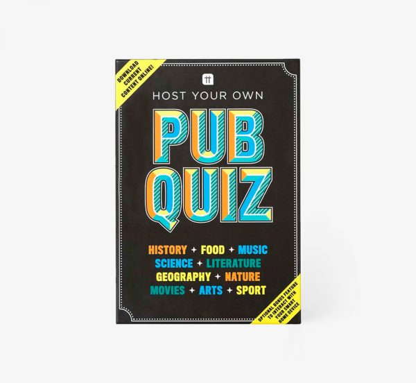 Host Your Own Pub Quiz Bookblock Cards, Stationery and Gift Boxes
