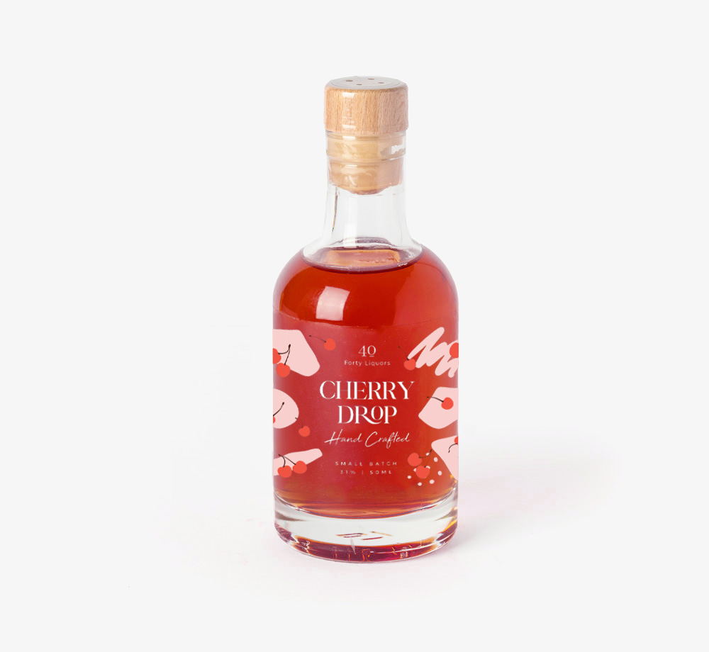 Cherry Drop Cocktail 20cl by Forty LiquorsCorporate Gifts| Bookblock