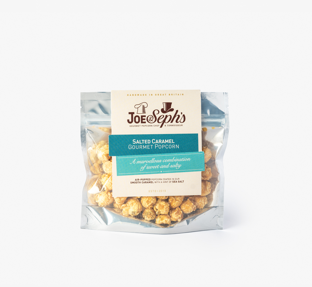 Salted Caramel Popcorn 32g by Joe & Seph'sCorporate Gifts| Bookblock